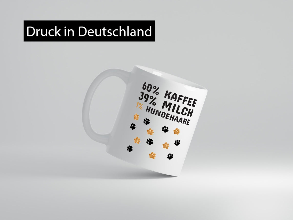 Kaffee mit Hund | Hundebesitzer Tasse Tier Spruch lustiger Geschenk