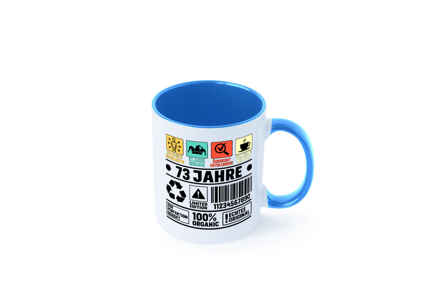 73. Geburtstag | 73 Jahre Humor Limited Edition Geschenkidee Tasse