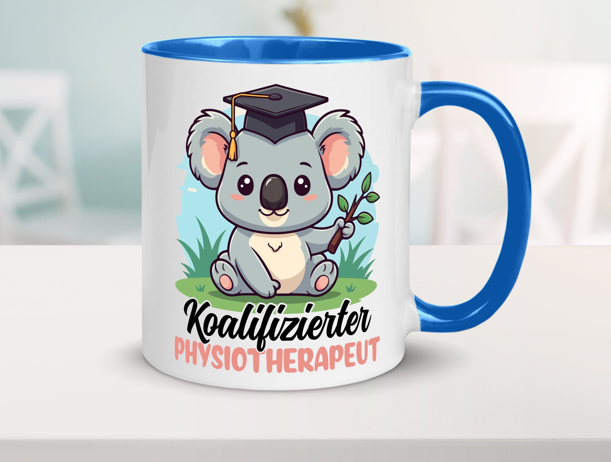 Koalifizierter Physiotherapeut Geschenk Humor Geschenkidee lustiger Spruch Tasse
