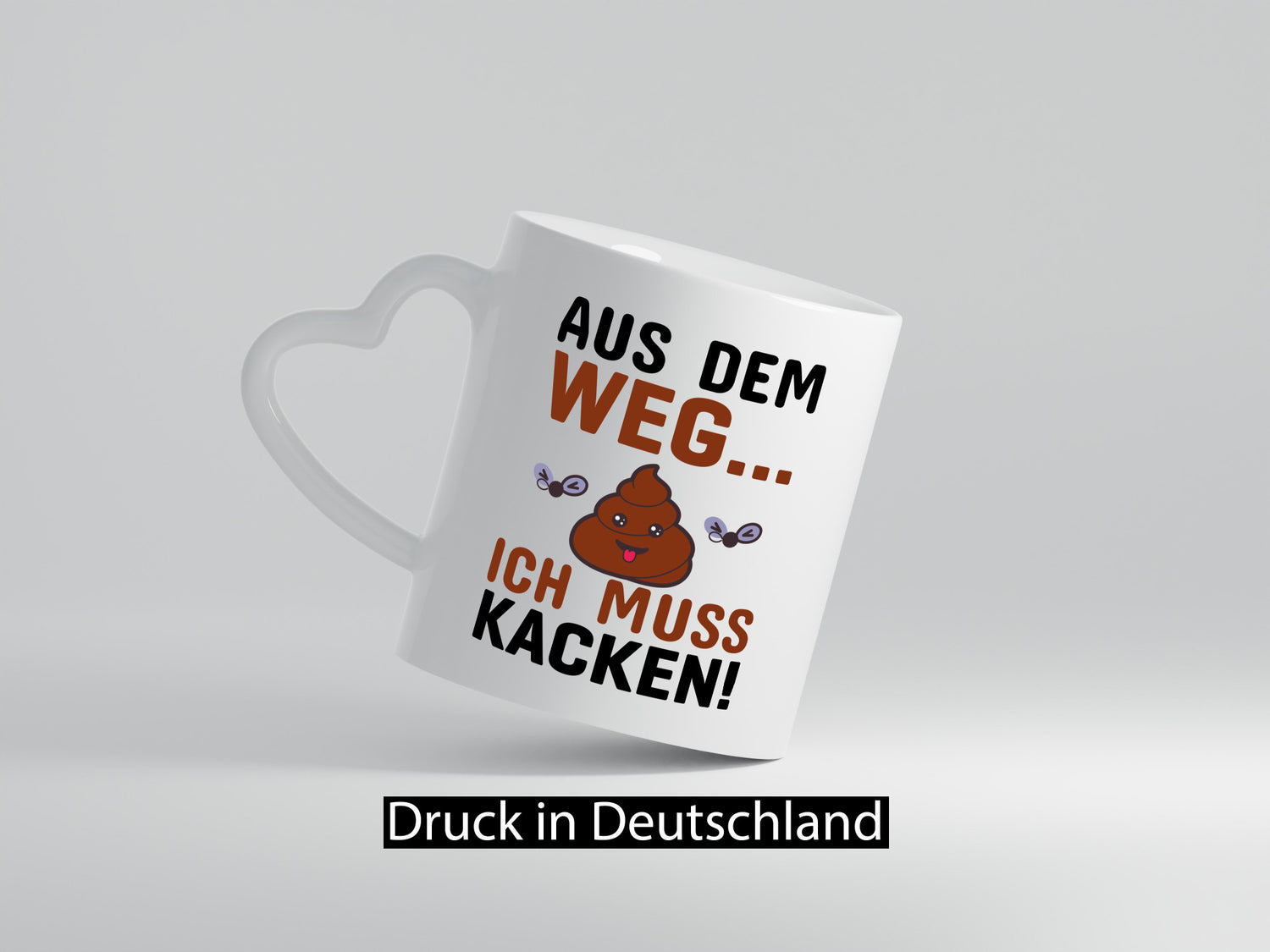 Aus dem weg! lustiger Spruch Geschenk Humor Geschenkidee Tasse