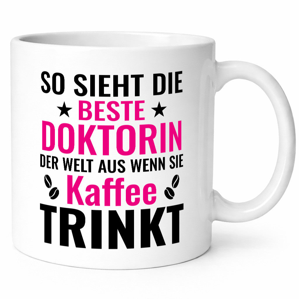 Kaffee trinkt: Doktorin | Doktorand Doktortitel lustig Humor Geschenkidee