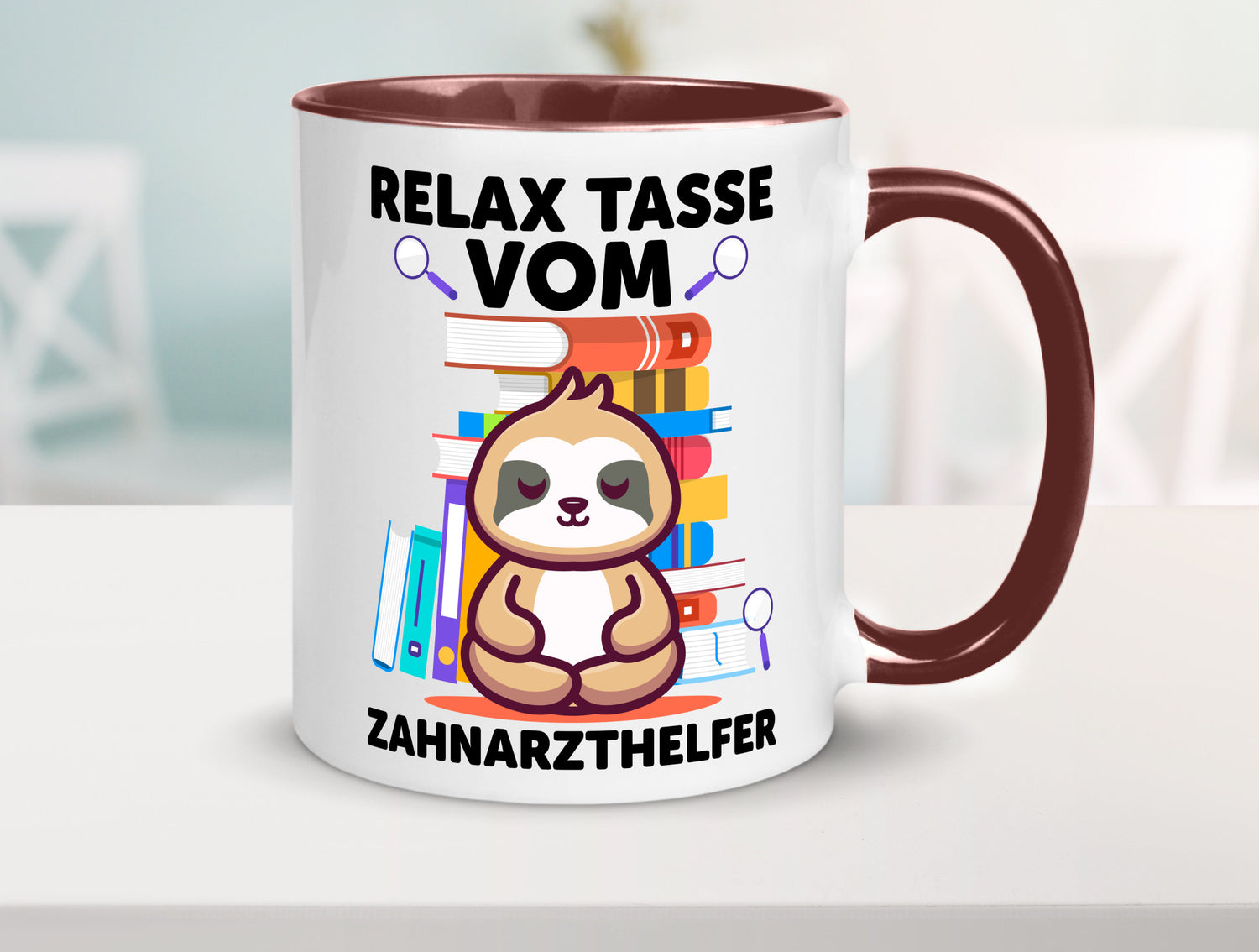Relax Tasse: Zahnarzthelfer | Zahnmedizin lustig Humor Geschenkidee Geschenk