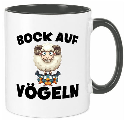 Bock auf Vögeln | Vögel Lustig v2 Humor Geschenkidee Geschenk Tasse