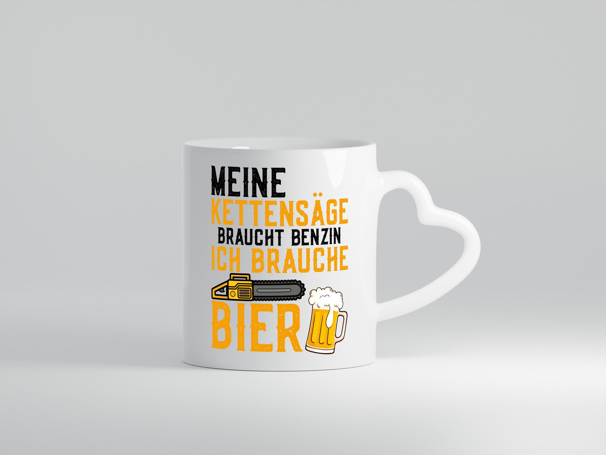 Ich brauche Bier | Motorsäge Wälder Mitarbeiter Chef lustig Arbeit Kollegen
