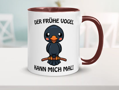 Der Frühe Vogel Humor Geschenkidee Tasse