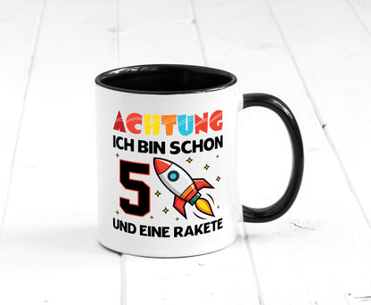 5. Geburtstag | Rakete Weltraum 5 Jahre Galaxy lustig Geschenkidee Geschenk