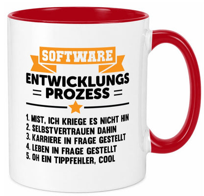 Software, Entwicklung, Prozess | Humor Spaß Witz lustiger Spruch Geschenk Tasse