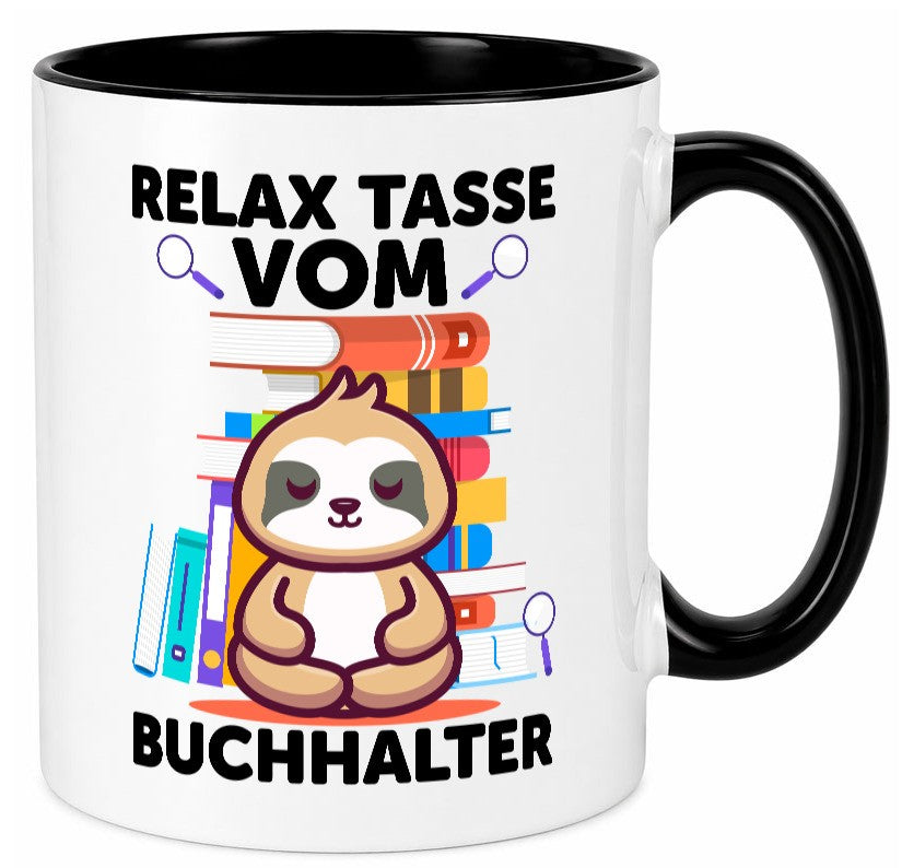 Relax Tasse: Buchhalter | Buchhaltung Humor lustiger Spruch Geschenk