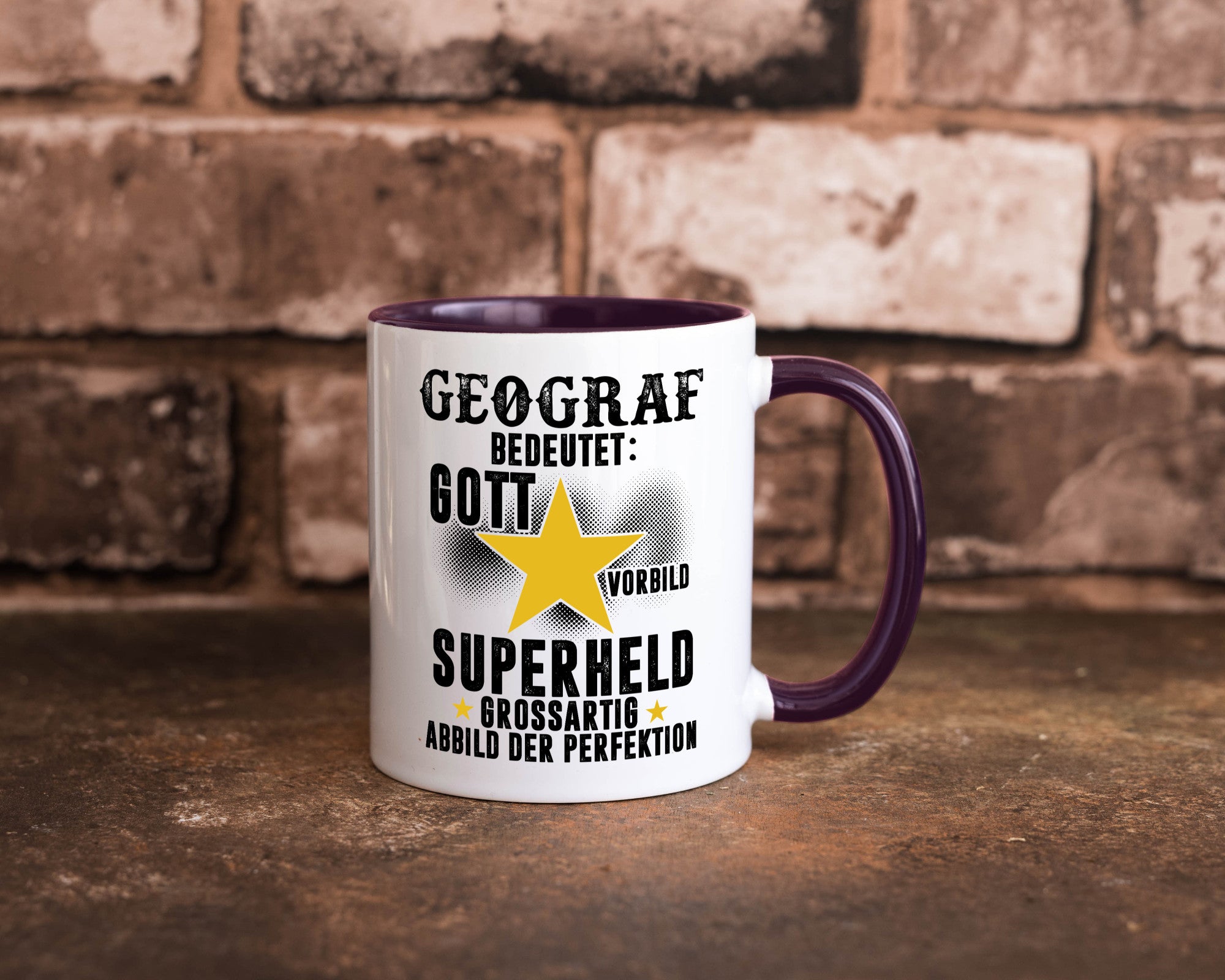 Bedeutung von Geograf | Geografie lustiger Spruch Geschenk Humor Geschenkidee