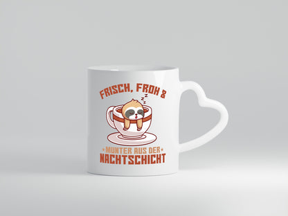 Frisch froh und Munter | Nachtschicht Altenpfleger v2 Geschenk Humor