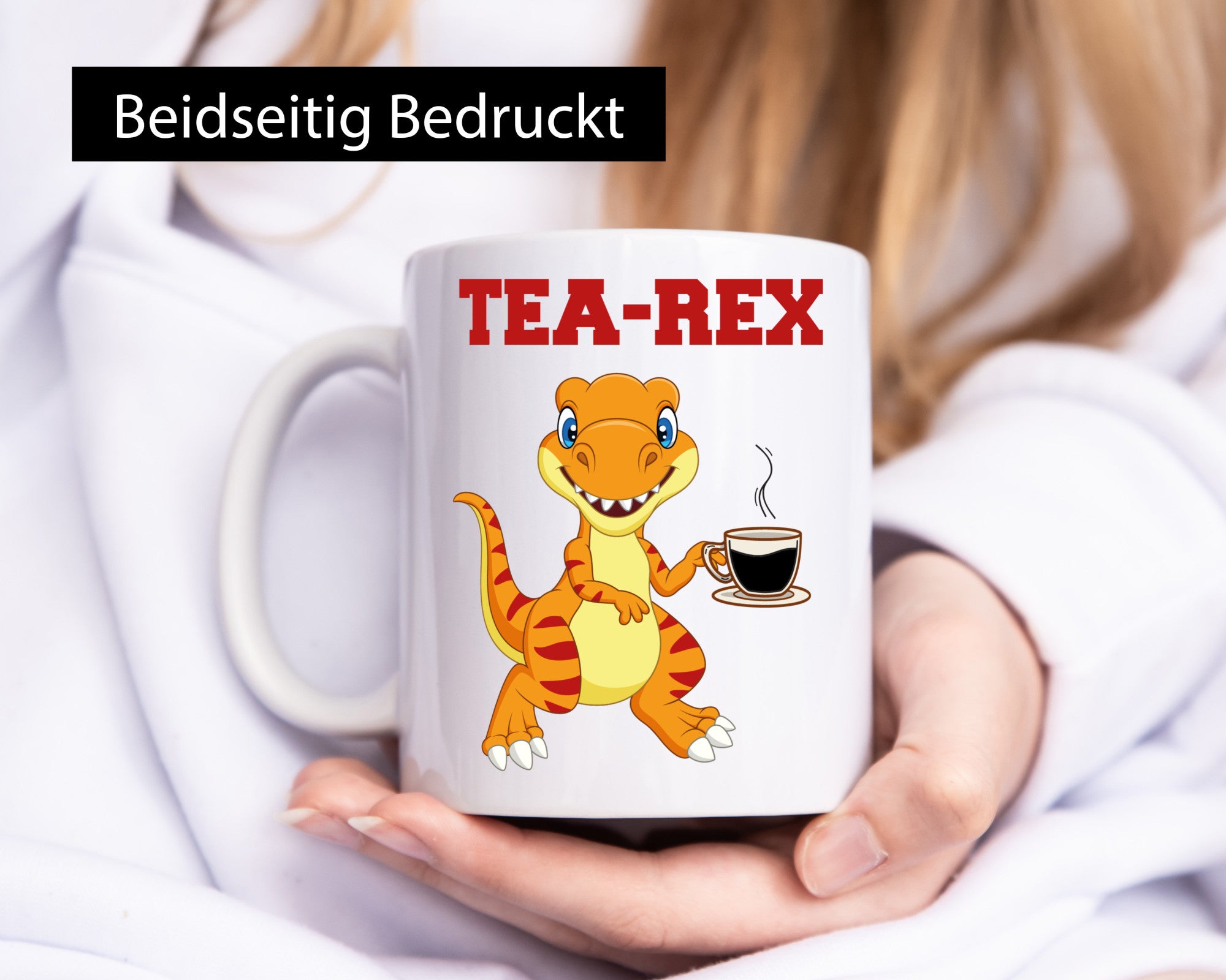 Tea-Rex Kinder Lustig Humor Geschenkidee Tasse