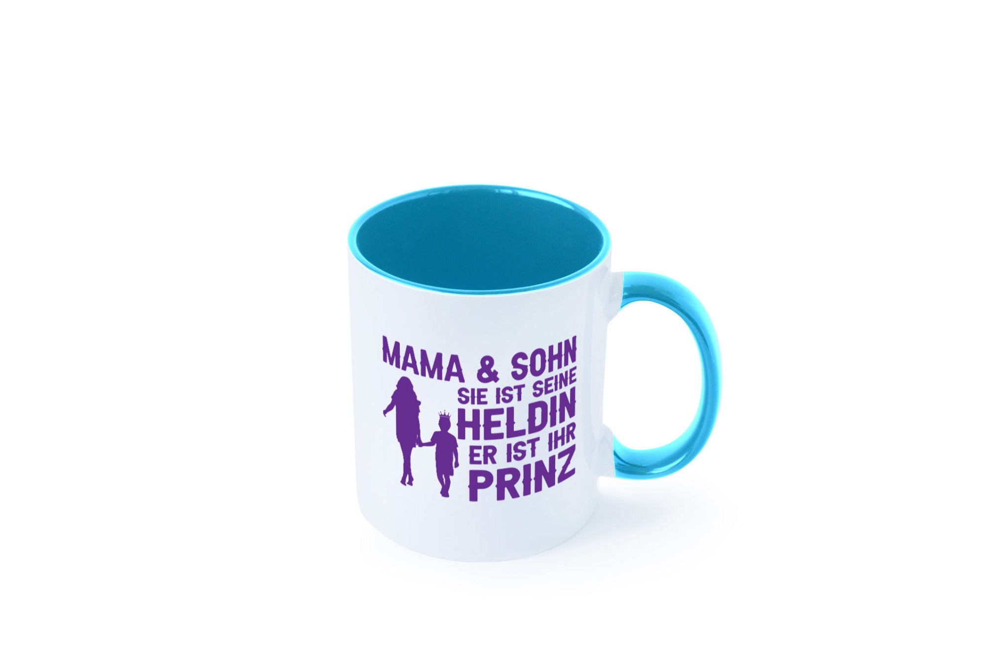 Mama &amp; Sohn | Helding Prinz Mutterliebe Geschenkidee Familie Humor Tasse