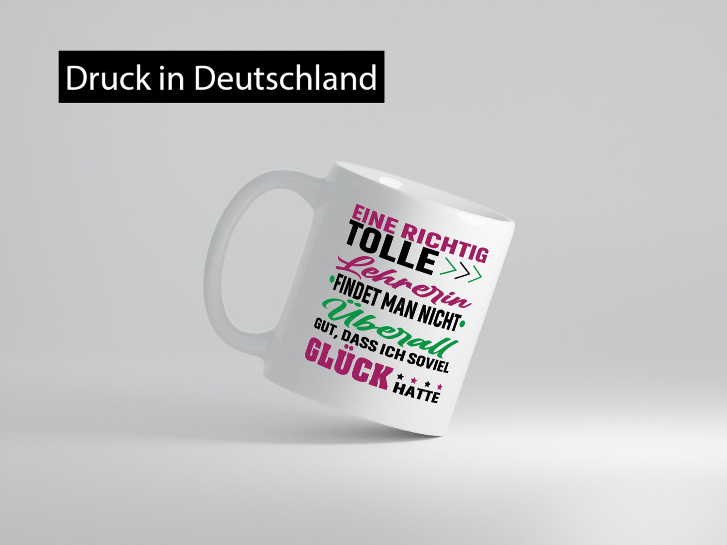 Eine richtig tolle Lehrerin | ich hatte Glück Schule lustig Humor Geschenkidee