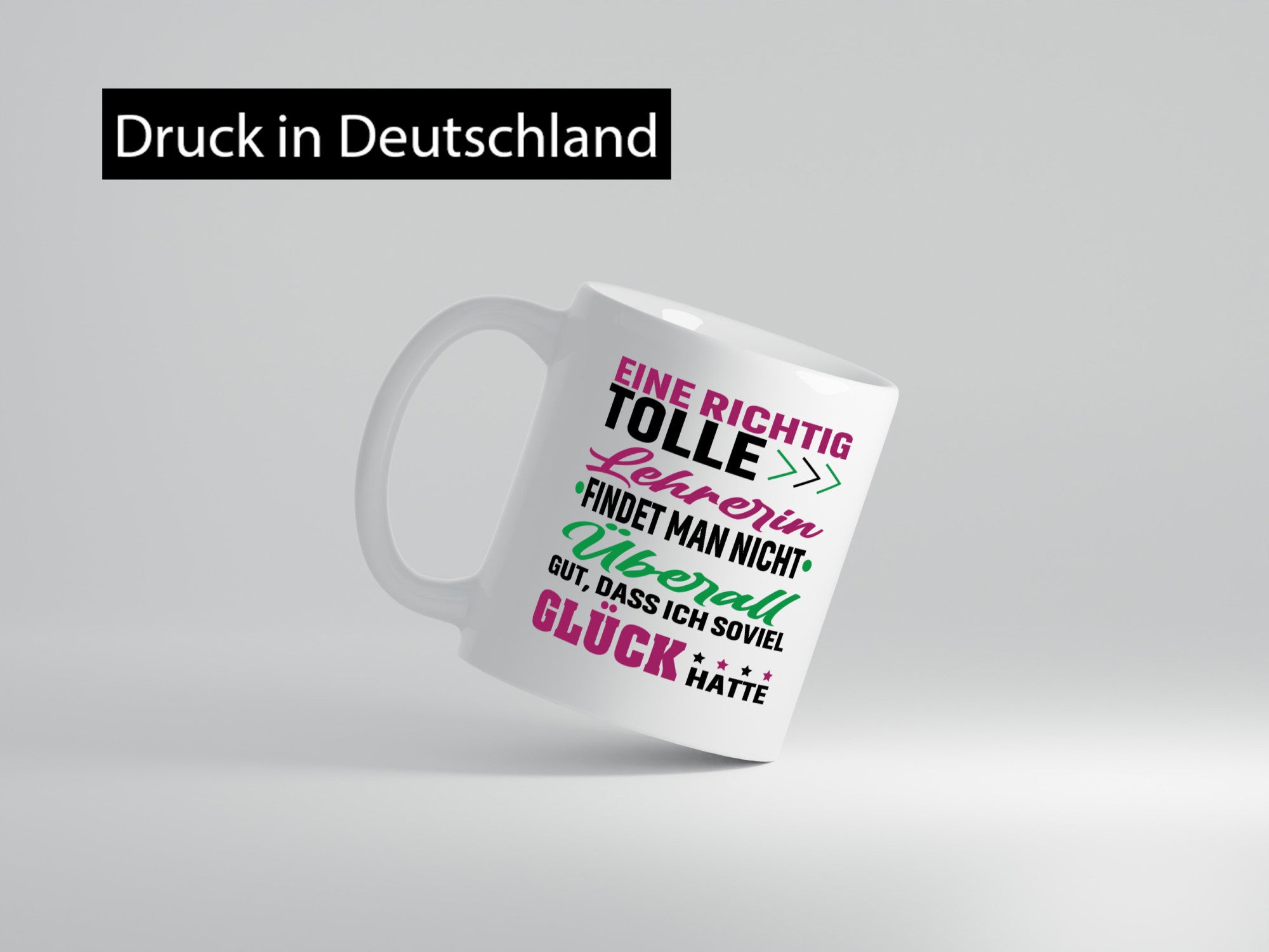 Eine richtig tolle Lehrerin | ich hatte Glück Schule lustig Humor Geschenkidee