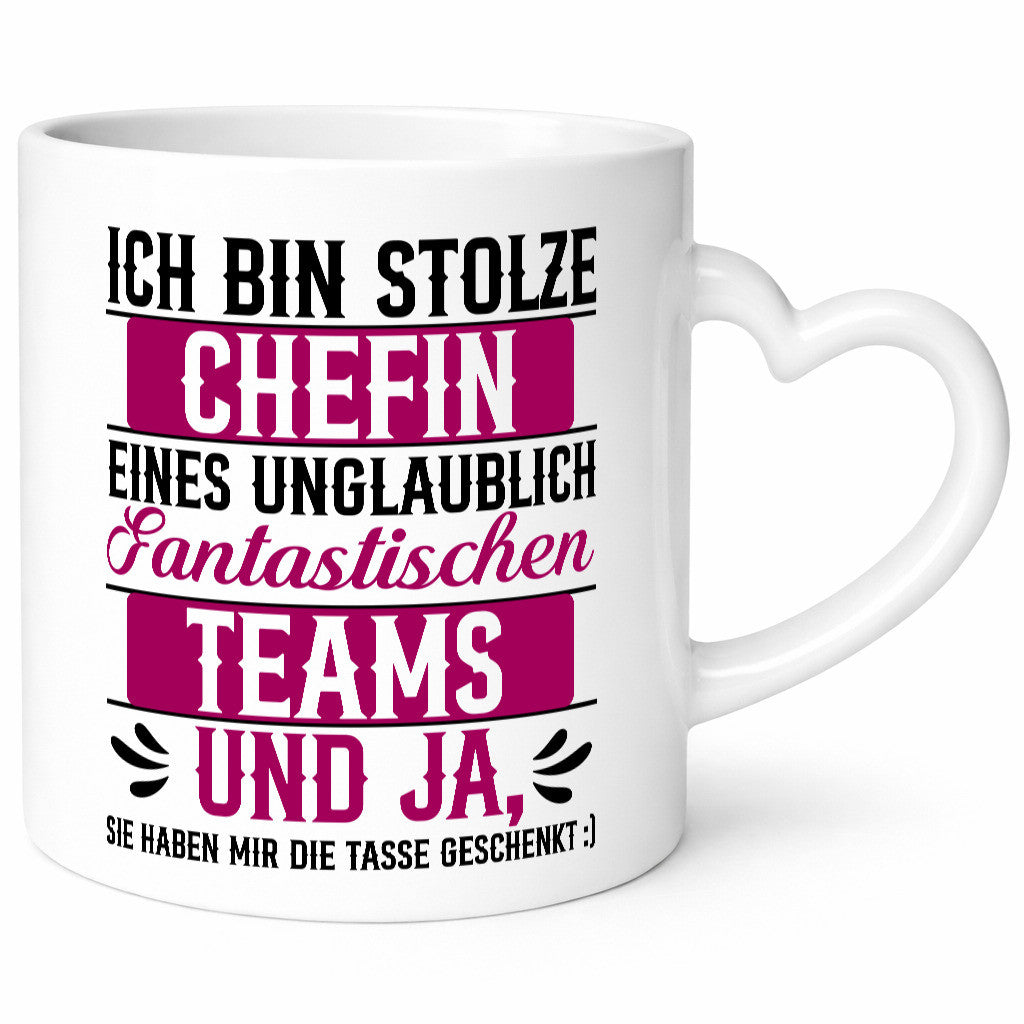 Stolze Chefin | Tolles Team Mitarbeiter lustig Arbeit Kollegen Büro Geschenk