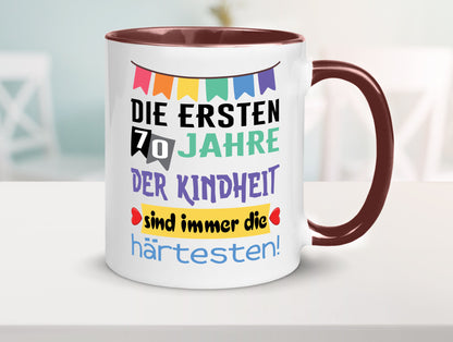 Die ersten 70 Jahre der Kindheit | 70. Geburtstag Rentner Humor Ruhestand