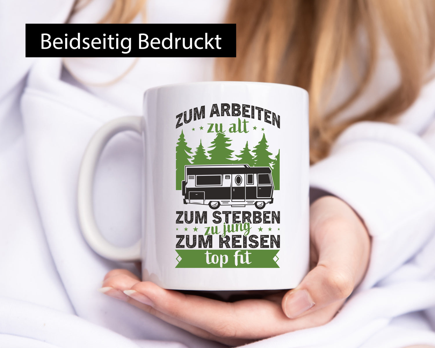 Zum arbeiten zu alt, sterben jung | Reisen Van Geschenk Arbeit Kollegen Büro
