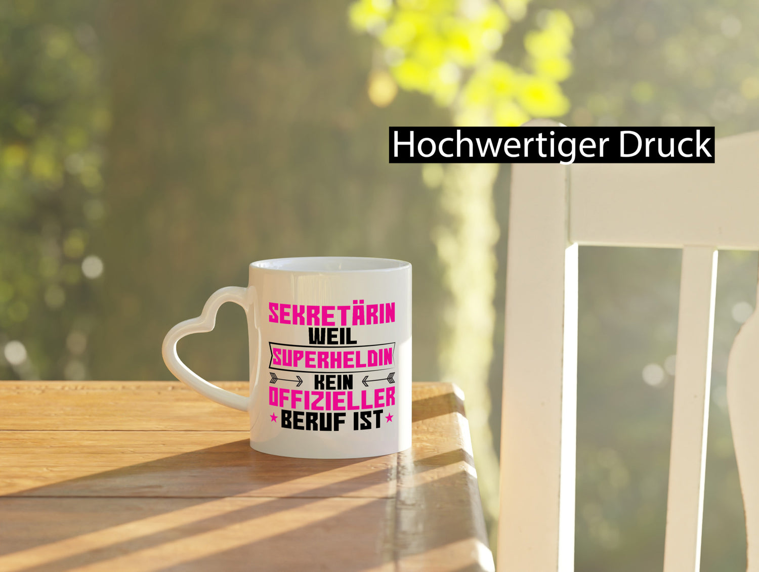Superheldin Sekretärin | Büro lustig Arbeit Kollegen Geschenk Tasse
