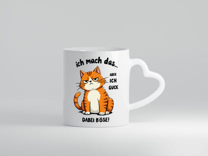Ich guck dabei Böse | Katze Ironie Geschenk Tierliebhaber Humor lustiger Spruch