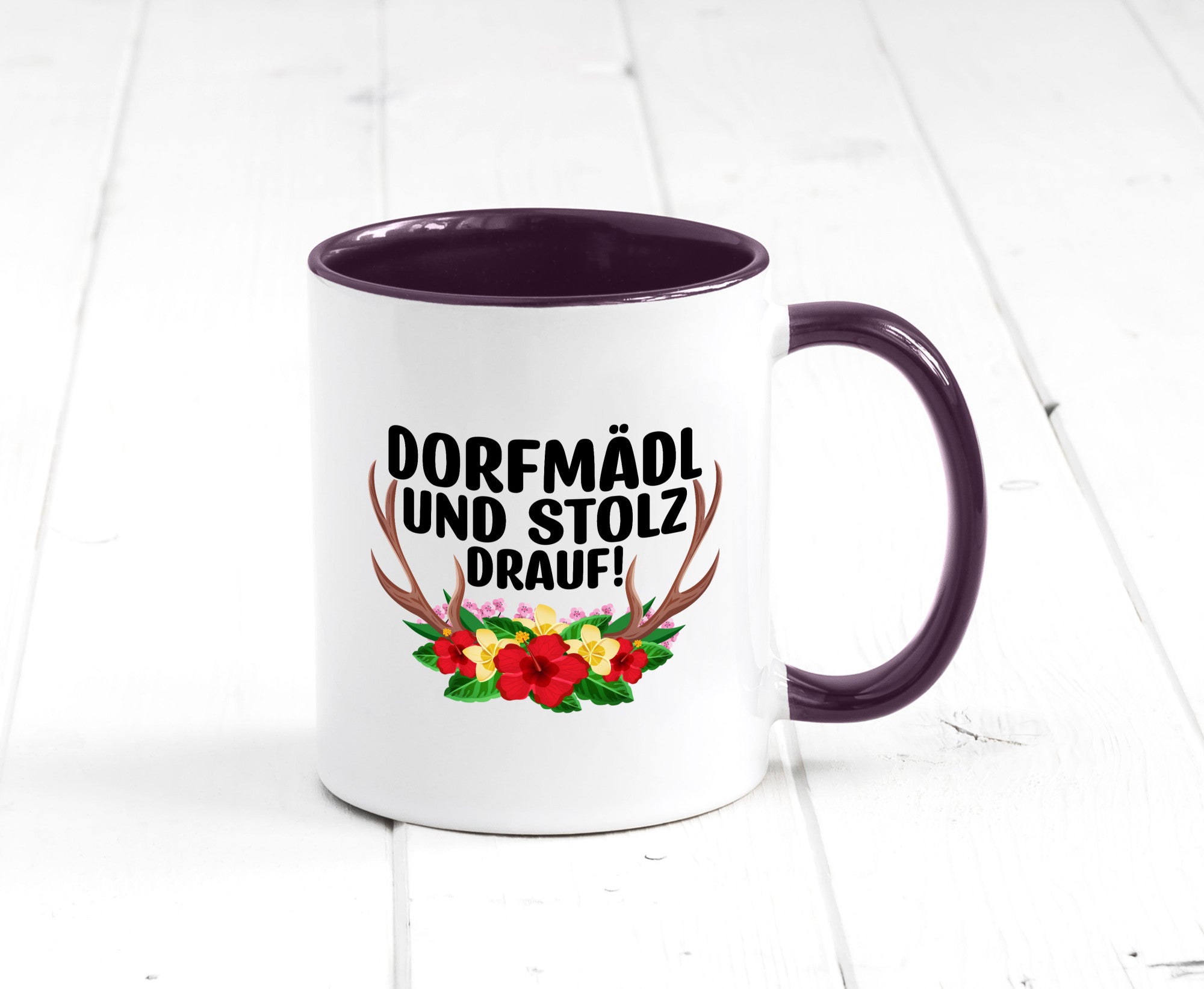 Dorfmädel und stolz drauf | Dorfkind Dorf v2 Geschenkidee Humor Tasse
