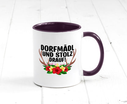 Dorfmädel und stolz drauf | Dorfkind Dorf v2 Geschenkidee Humor Tasse