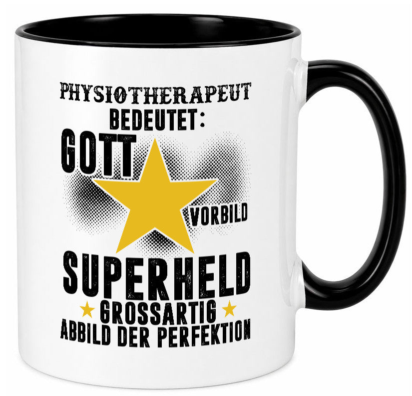 Bedeutung von Physiotherapeut lustiger Spruch Geschenk Humor Geschenkidee Tasse
