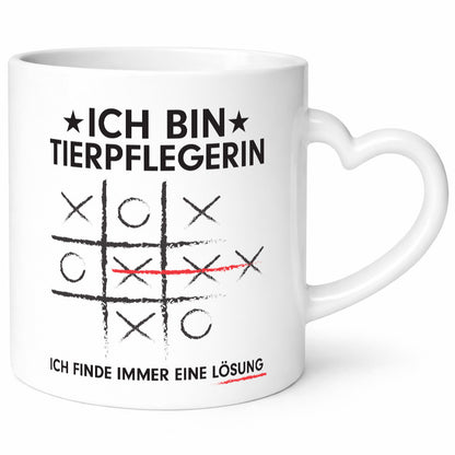 Löse Probleme: Tierpflegerin | Pflegeberuf Tierheim v3 Humor Arbeit Kollegen