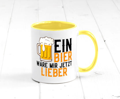 Ein Bier wäre mir jetzt lieber | Kollegen lustiger Spruch Geschenk Arbeit Büro
