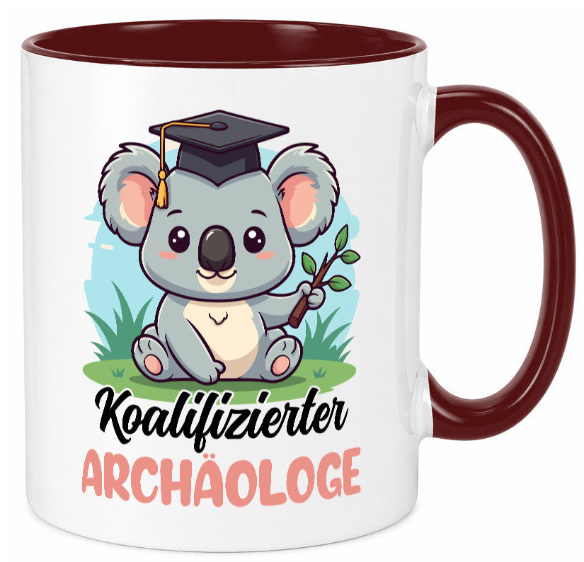 Koalifizierter Archäologe | Archäologie Forscher Geschenk Humor Geschenkidee Tasse