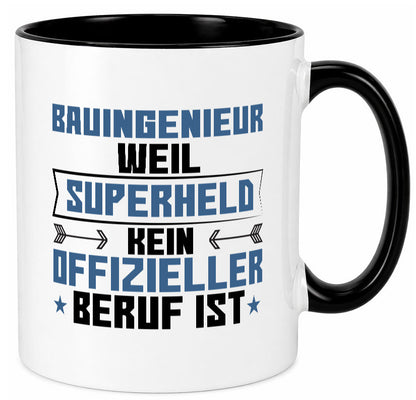 Superheld Bauingenieur | Ingenieur Humor Geschenkidee Tasse