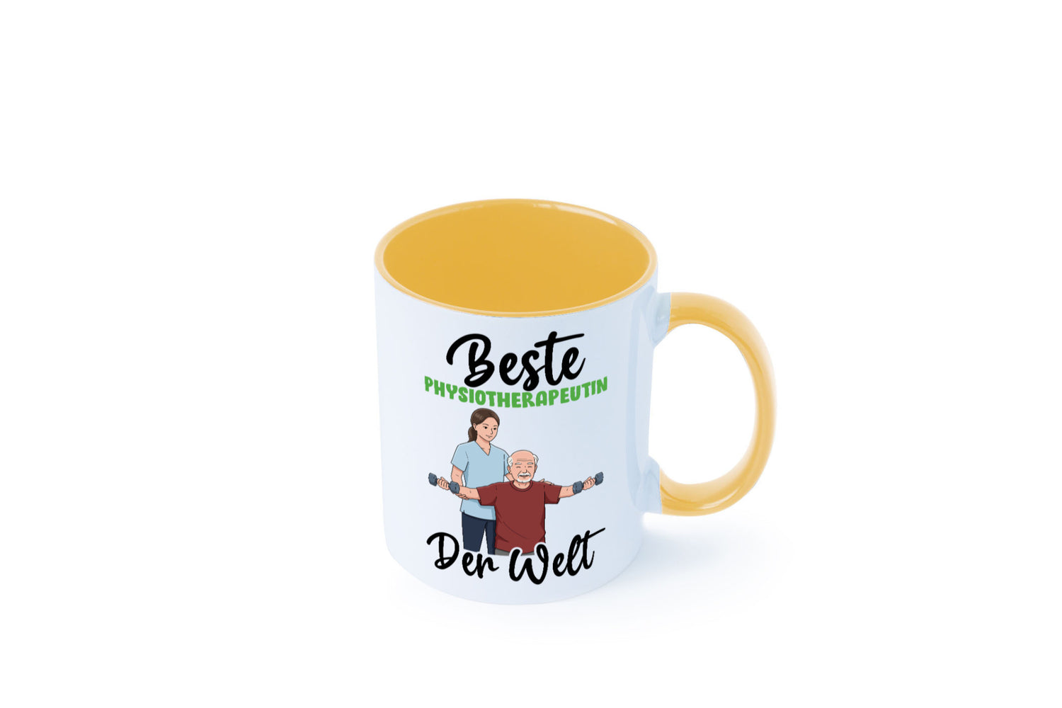 Beste Physiotherapeutin v3 lustig Humor Geschenkidee Geschenk Tasse