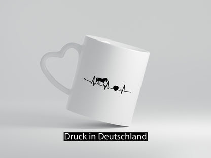 Pferd Herzschlag | Pferde Liebe Reiter Reiterin Geschenkidee Humor Tasse