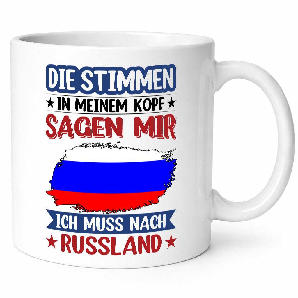 Russland | Urlaub Stimmen in meinem Kopf Traumland v2 lustig Humor Geschenkidee
