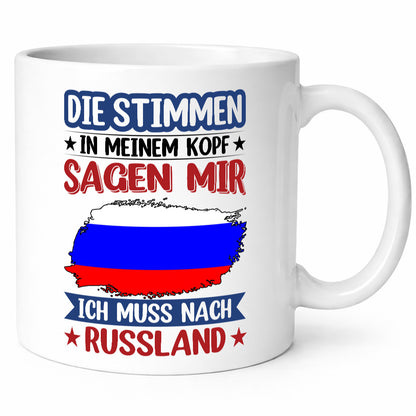 Russland | Urlaub Stimmen in meinem Kopf Traumland v2 lustig Humor Geschenkidee
