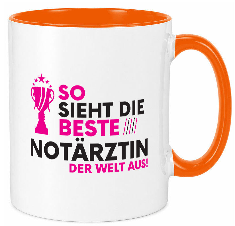 Die Weltbeste Notärztin | Ã„rztin Geschenk Humor Geschenkidee lustiger Spruch Tasse
