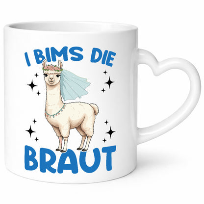 Ich Bims die Braut | Lama JGA Hochzeit lustig Humor Geschenkidee Geschenk Tasse