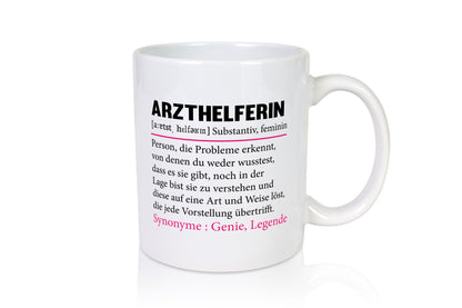Arzthelferin | Beruf Fachangestellte Medizin lustiger Spruch Geschenk Arbeit