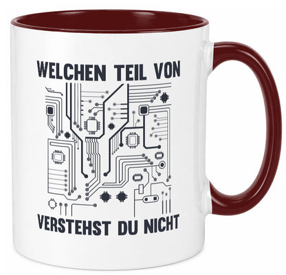 Welchen teil von verstehst du nicht | technik Humor Geschenkidee Tasse