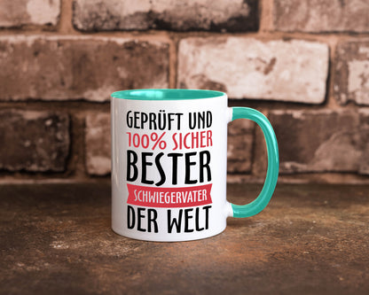 Bester Schwiegervater Geschenk Familie Geschenkidee lustiger Spruch Tasse