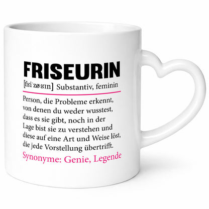 Friseurin | Beruf Spruch Friseuse Frisörin Humor Arbeit Kollegen Büro