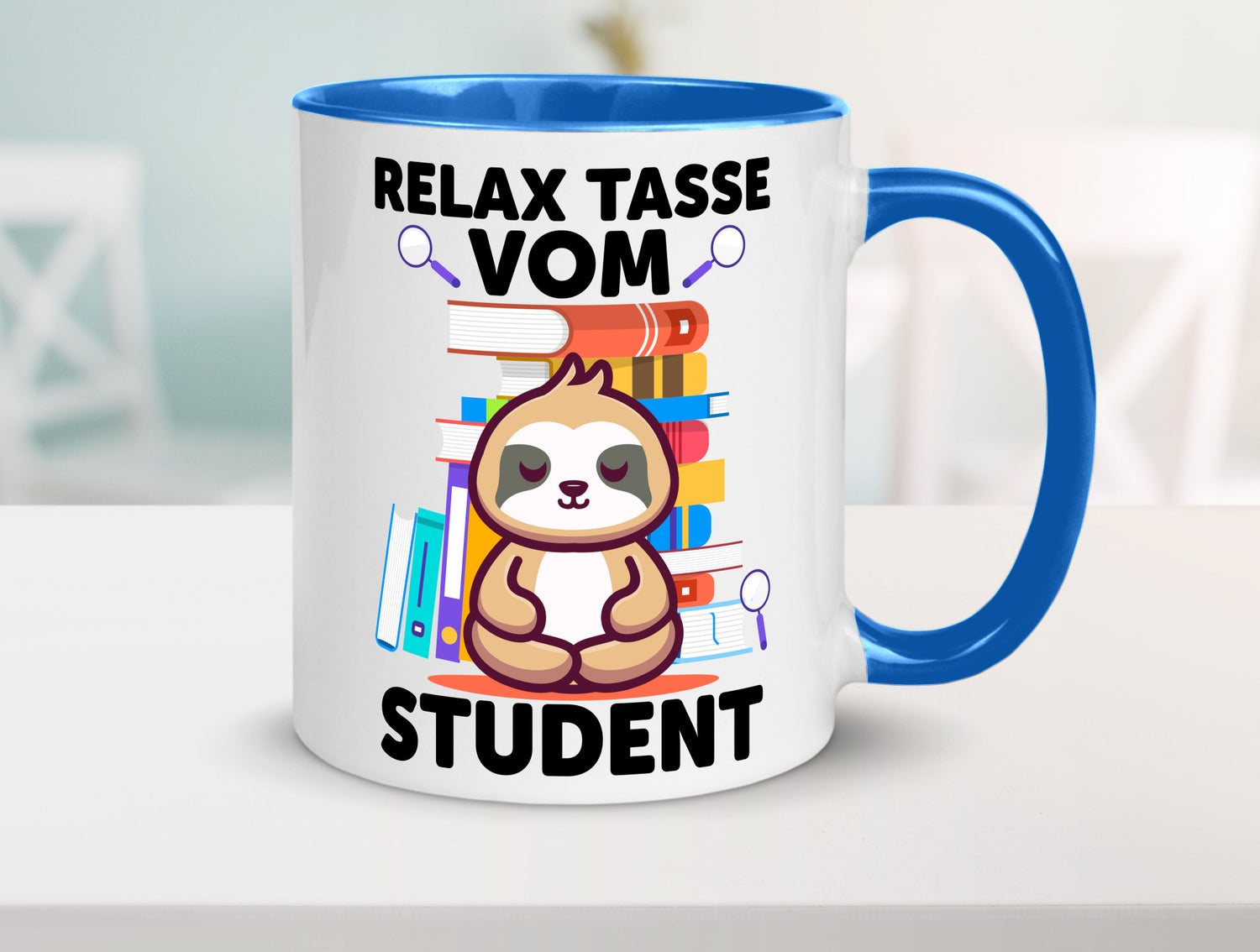 Relax Tasse: Student | Universität Uni Studium lustiger Spruch Geschenk Humor