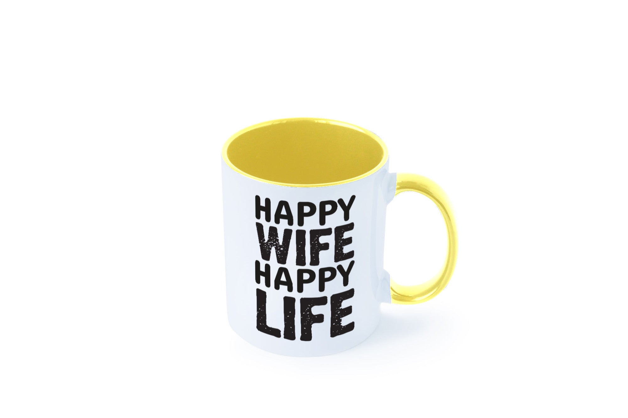 Happy Wife | Ehemann Tasse Ehefrau Humor Statement Geschenkidee
