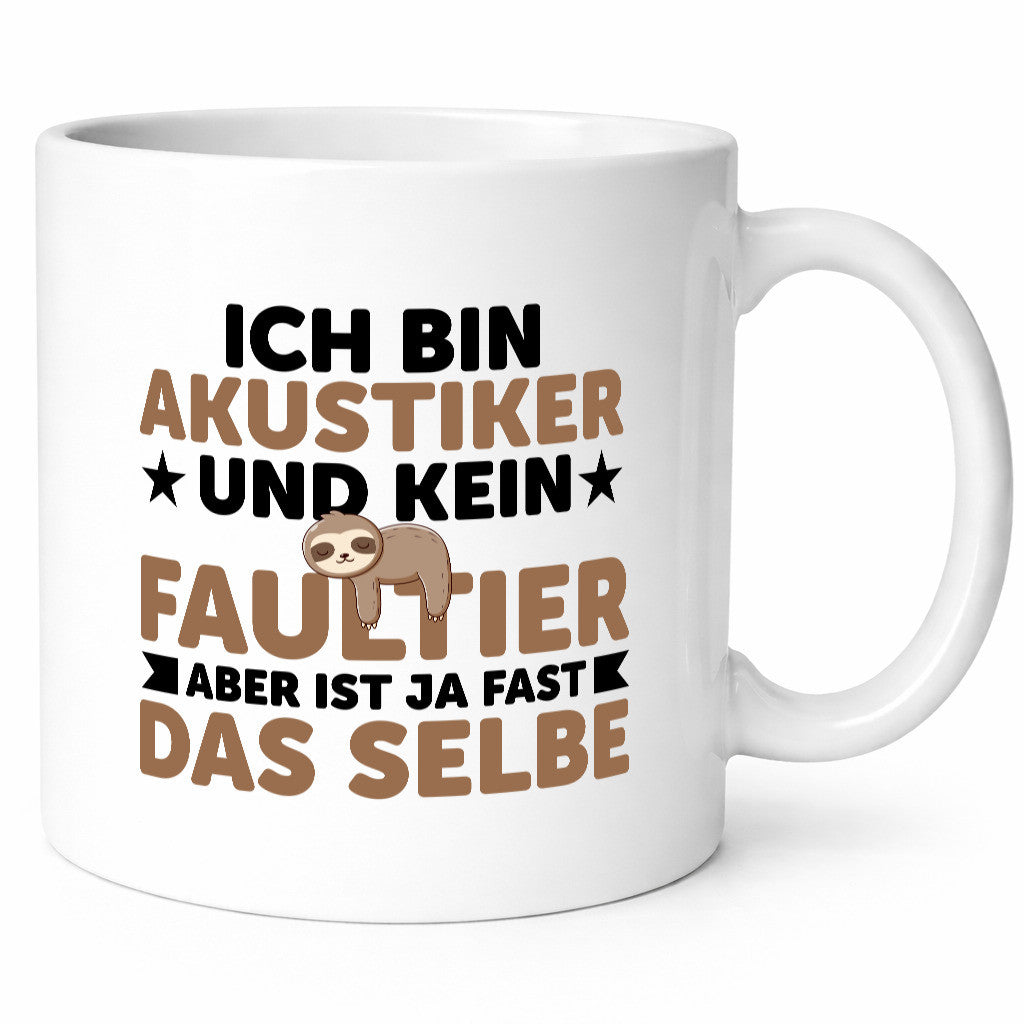 Ich bin kein Faultier: Akustiker | Akustik Geschenk Tierliebhaber Humor