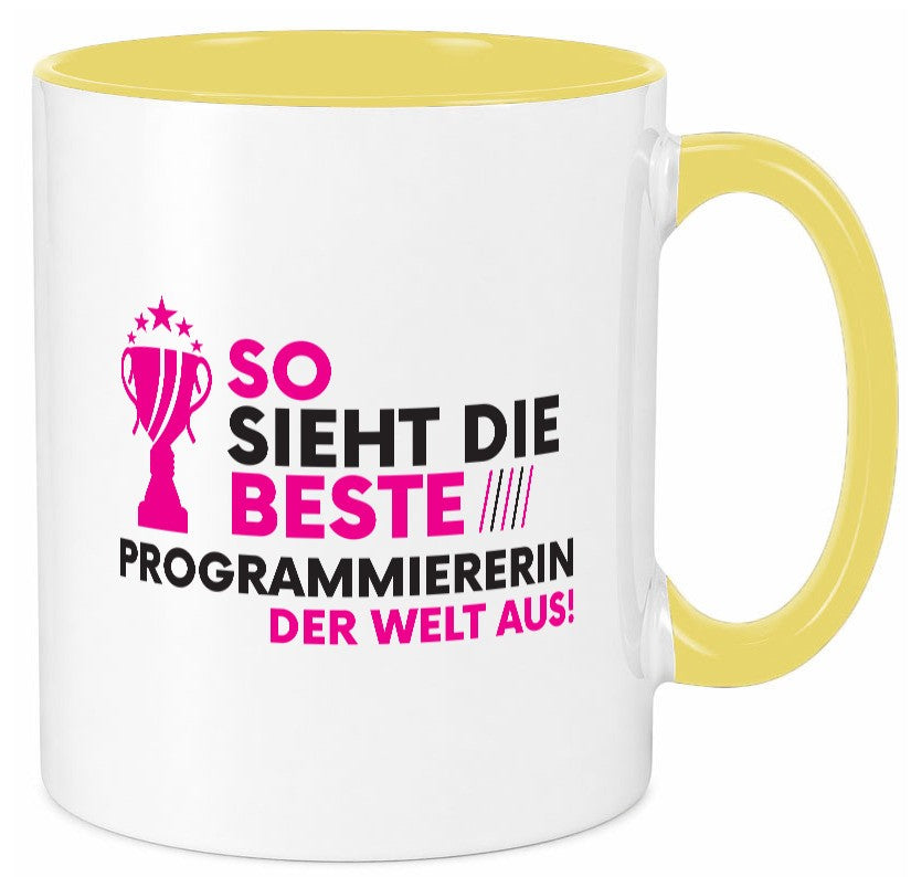 Die Weltbeste Programmiererin | Software Entwickler Geschenkidee Humor Tasse