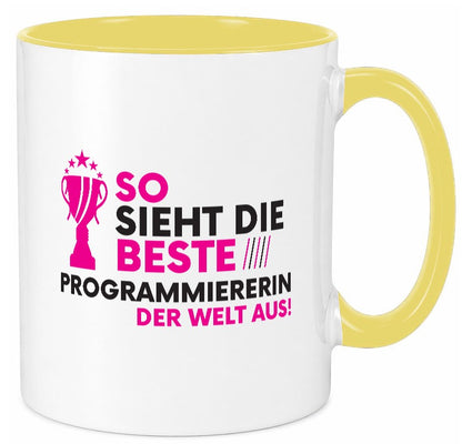 Die Weltbeste Programmiererin | Software Entwickler Geschenkidee Humor Tasse