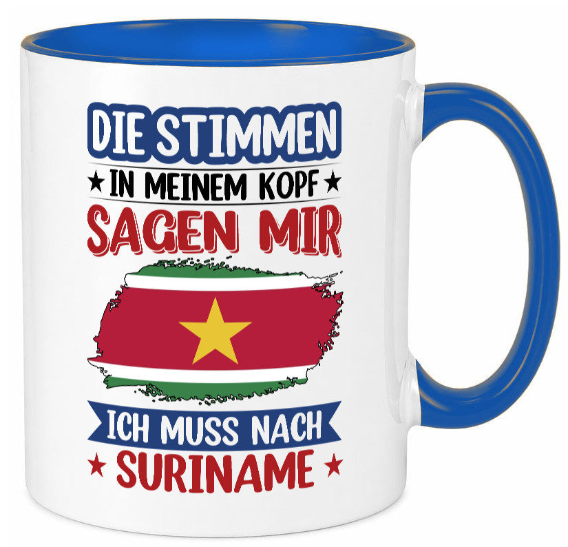 Suriname | Urlaub Stimmen in meinem Kopf Traumland v2 Geschenk Humor