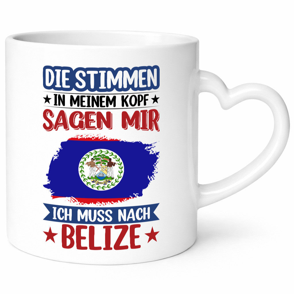 Belize | Urlaub Stimmen in meinem Kopf Traumland lustiger Spruch Geschenk Humor
