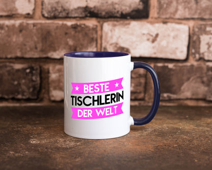 Beste Tischlerin | Tischlerei lustiger Spruch Geschenk Humor Geschenkidee Tasse
