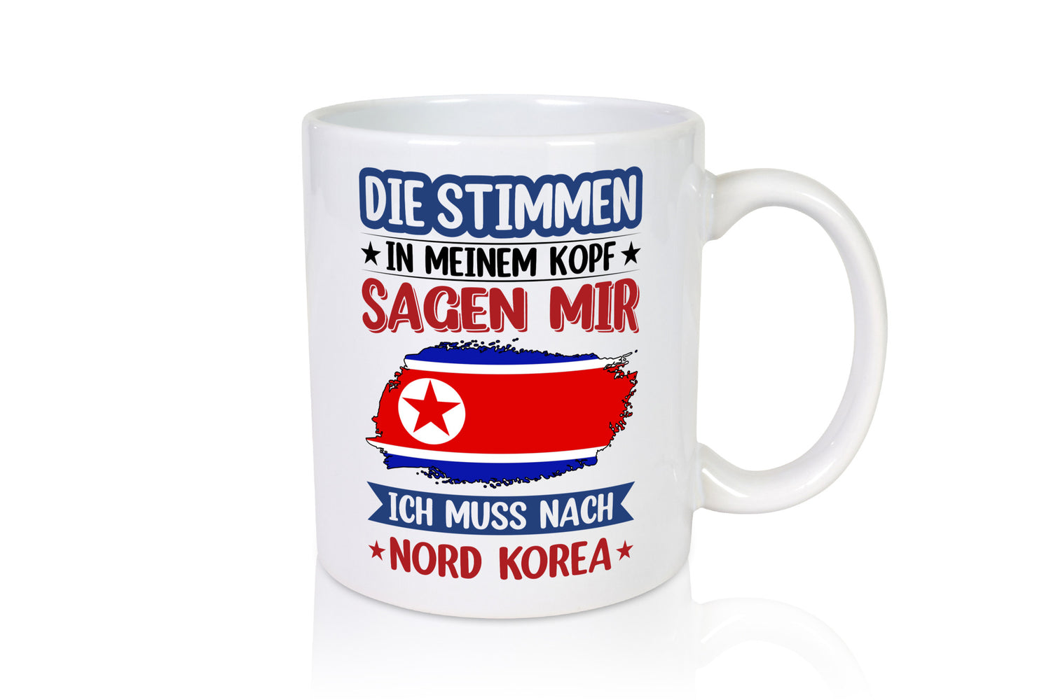 Nord Korea | Urlaub Stimmen in meinem Kopf Traumland lustiger Spruch Geschenk