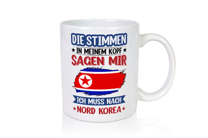 Nord Korea | Urlaub Stimmen in meinem Kopf Traumland lustiger Spruch Geschenk